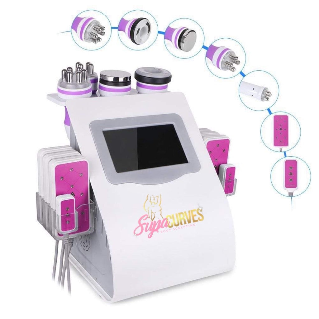 6 in 1 40k Radio Frequency Ultrasonic Cavitation/ Laser Liposuction